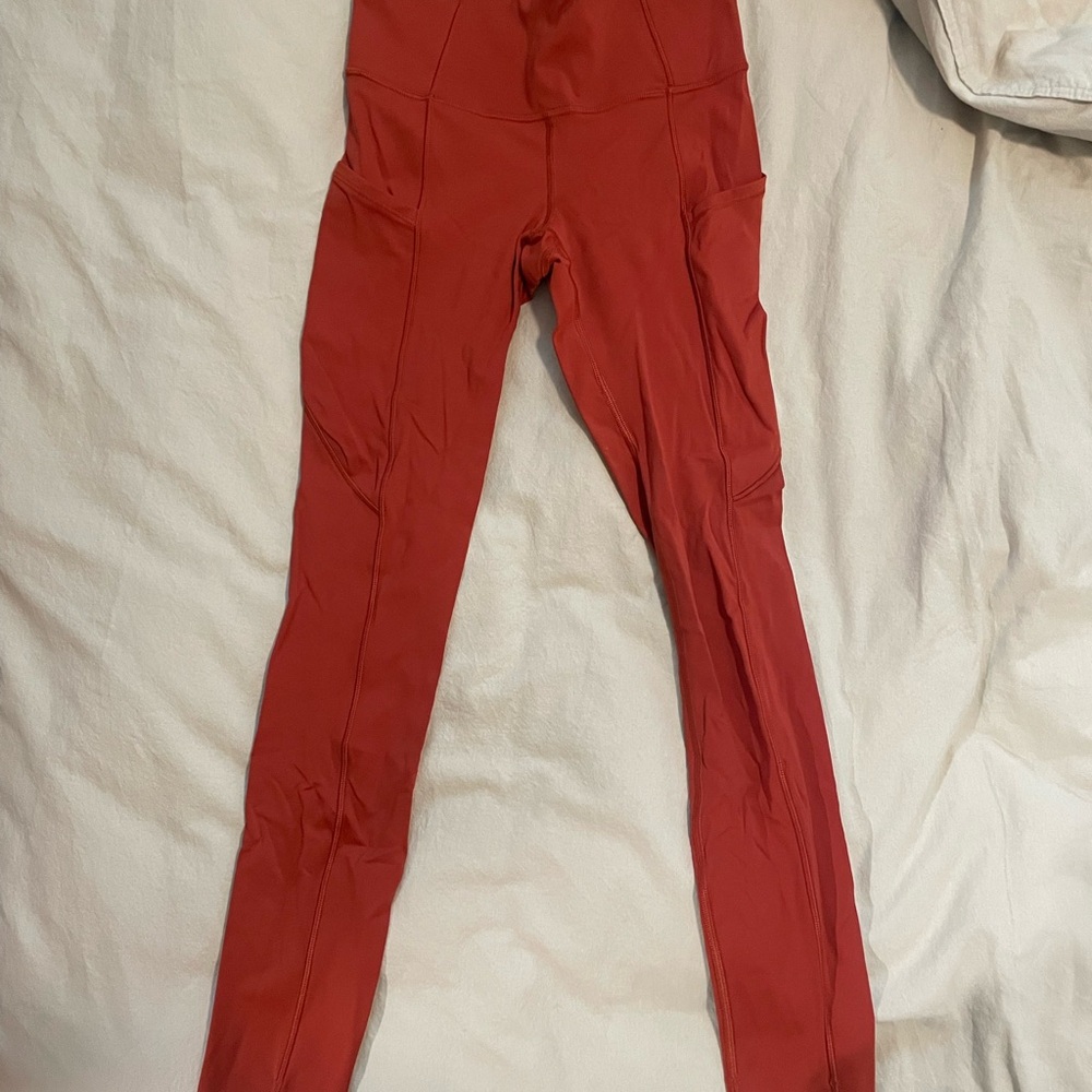 Lululemon Athletica Rust Leggings